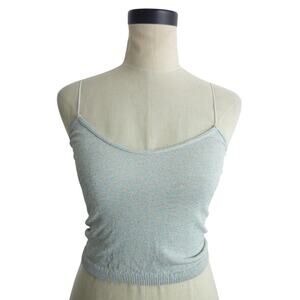 NWOT Free People Seamless Sparkle Skinny Strap Brami M/L Pink